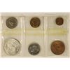 Image 2 : 1964 MEXICO 6 COIN MINT SET WITH .100 SILVER PESO