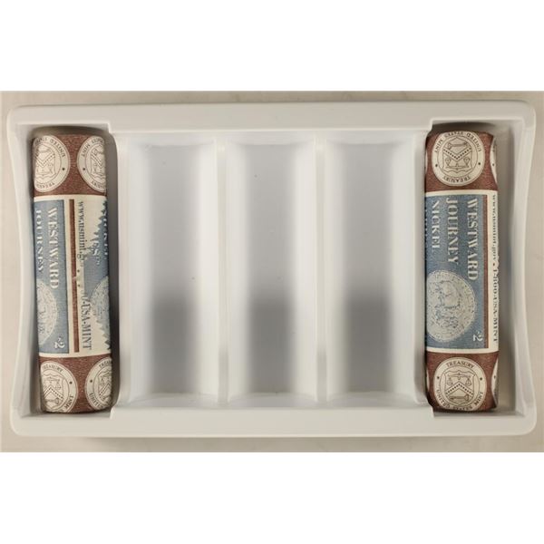 ROLLS OF 2005-P & D WESTWARD JOURNEY NICKEL BISON