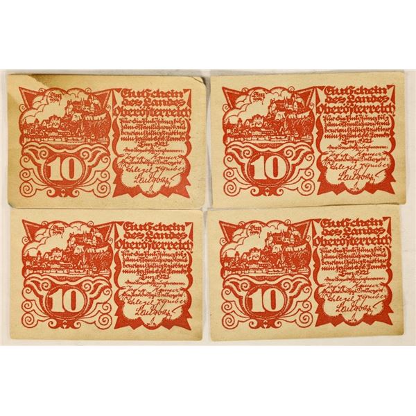 4-1921 GERMAN 10 NOTGELDS