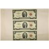 Image 1 : 3 PIECES OF 1963 $2 US NOTES CRISP UNC WITH