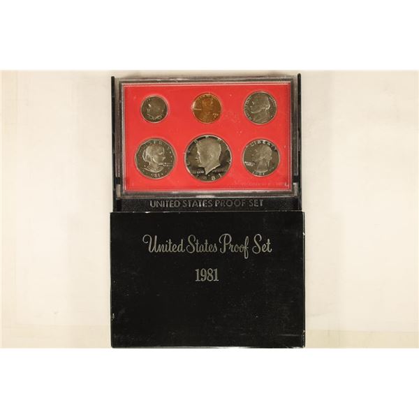 1981 US PROOF SET (WITH BOX)