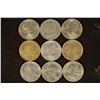 Image 1 : 9 ASSORTED SBA & SACAGAWEA DOLLARS