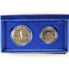 Image 2 : 1986 US STATUE OF LIBERTY 2 COIN PROOF SET