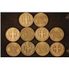 Image 1 : 10-1946 ICELAND 5 AURAR COINS