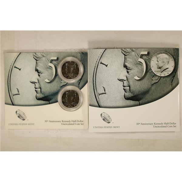 2014 US MINT 50TH ANNIVERSARY KENNEDY HALF DOLLAR