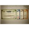 Image 1 : 4 ASSORTED VINTAGE RAILROAD STOCK CERTIFICATES