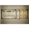 Image 2 : 4 ASSORTED VINTAGE RAILROAD STOCK CERTIFICATES