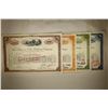 Image 3 : 4 ASSORTED VINTAGE RAILROAD STOCK CERTIFICATES