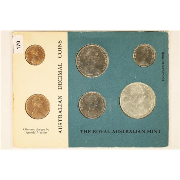 1966 AUSTRALIA DECIMAL COIN SET