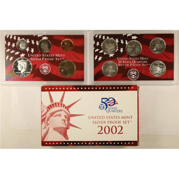 2002 US SILVER PROOF SET (WITH BOX)