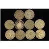 Image 1 : 10 ASSORTED 1959-1964 MEXICO .100 SILVER PESOS