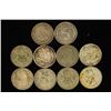 Image 2 : 10 ASSORTED 1959-1964 MEXICO .100 SILVER PESOS