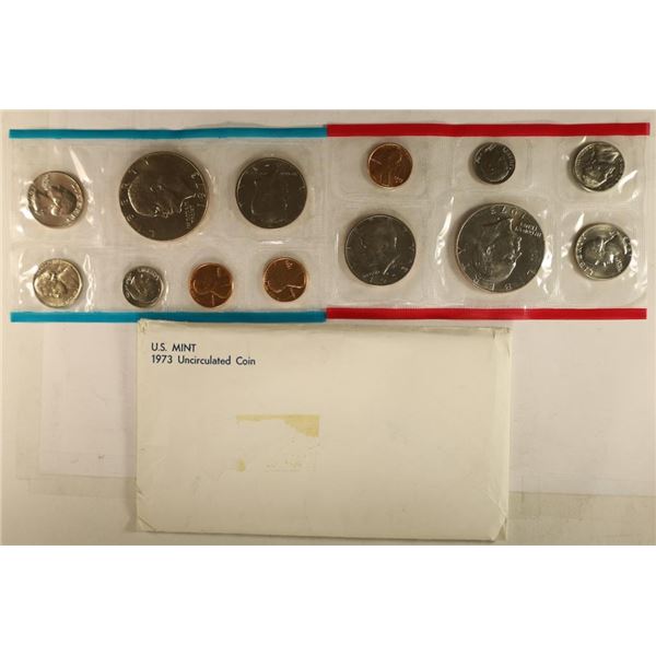 1973 US MINT SET (UNC) P/D/S (WITH ENVELOPE)