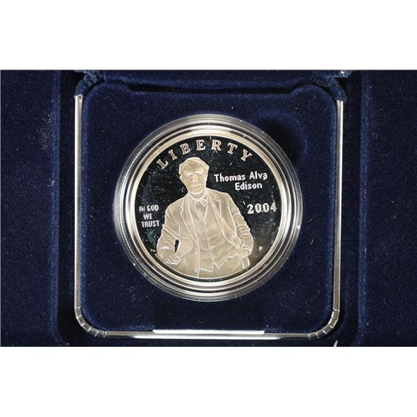 2004 THOMAS EDISON COMMEMORATIVE PROOF