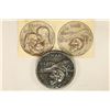 Image 1 : 2 3/4'' MEDAL "PEACE IS LIFE / WAR IS DEATH"  BY