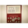 Image 1 : 1974 COINS OF THE BAHAMAS 9 COIN UNC SPECIMEN SET
