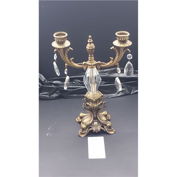 Brass Candle Holder Cat A