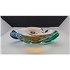 Image 4 : Multi Coloured Glass Dish Cat A