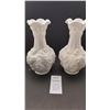 Image 1 : Pair of Milk Glass Vases Cat A