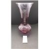Image 1 : Large Purple Glass Vase Cat A