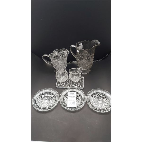 Assortment of Cut Glass & Crystal Cat A