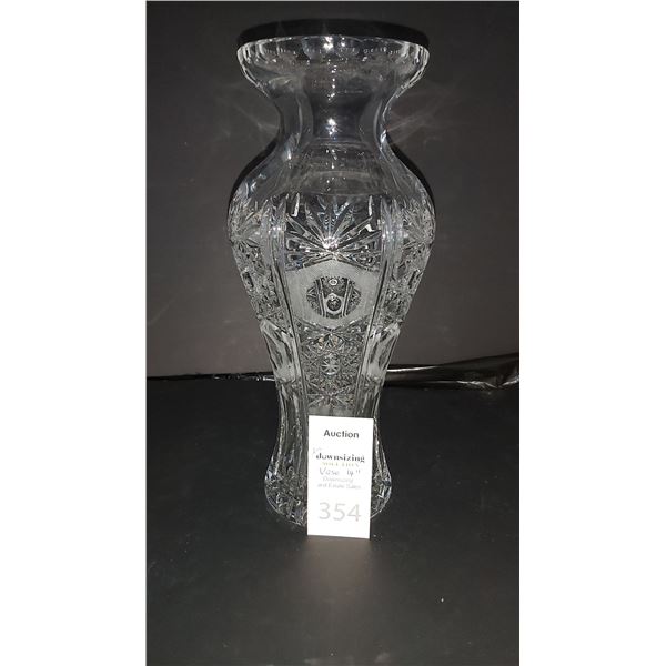Large Crystal Vase Cat A