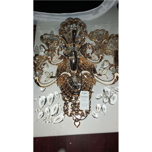 5 Arm Wall Chandelier Cat A