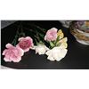 Image 2 : Assortment of China and Ceramic Flowers Cat A