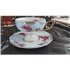 Image 4 : Bone China Teacup & Saucers Cat B