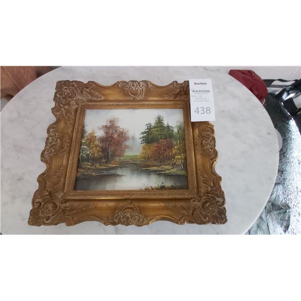 Small Framed Original Art Cat B