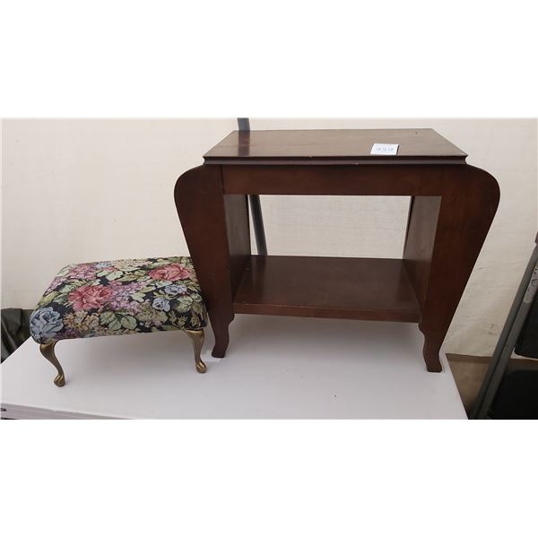 Side Table and stool Cat B