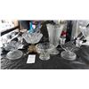 Image 1 : Assortment of Crystal & Glass Servingware Cat B