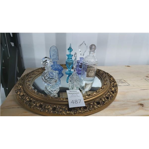 Mirror with Perfume Bottles Cat B