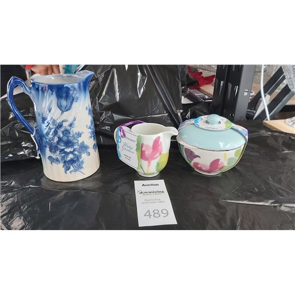 Portmerion Pottery and Jug Cat B