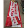 Image 2 : Winston Cigarette Banner w Race Driver 140" X 40"