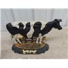 Image 2 : Cast Holstein Cow Door Stop , Coal Iron