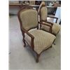 Image 2 : (SS) 2 Matching Occasional Chairs, - Wood Framed & Upholstered - Nice Condition