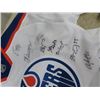 Image 2 : Edmonton Oilers Jersey w Autograph & Authencity Certifiicate & Tim Hortons NHL Superstar Sticks