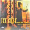 Image 1 : ICE CUBE SIGNED WAR AND PEACE VINYL REORD ( BECKETT COA)