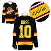 Image 1 : PAVEL BURE SIGNED VANCOUVER CANUCKS JERSEY ( AJ COA)