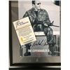 Image 2 : ARNOLD SCHWARZENEGGER SIGNED ND FRAMED EXPENDABLES 8 X 10 ( RA COA)