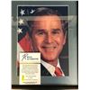 Image 2 : GEORGE BUSH SIGNED AND FRAMED 8 X 10 ( RA COA)