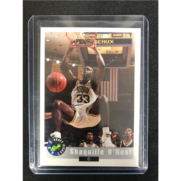 1992 CLASSIC DRAFT PICKS #1 SHAQUILLE O'NEAL RC