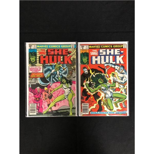 THE SAVAGE SHE-HULK #12-13 (MARVEL COMICS)