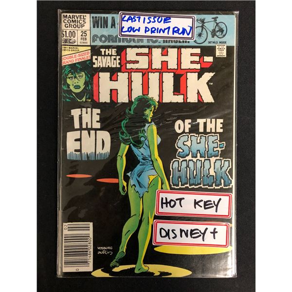 THE SAVAGE SHE-HULK #25 (MARVEL COMICS)