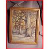 Image 1 : Midwest Arts & Crafts Miniature Oil Painting #2250343