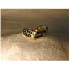 Image 1 : Rare Estate 14K YG Gold Sapphire Diamond Band #2250352