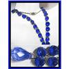 Image 1 : DECO Vintage open back GLASS DROP Necklace #2250384