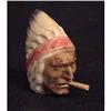 Image 1 : Old Celluloid Indian Chief Tape Measure #2263843