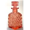 Image 1 : Pink Pressed Depression Glass Perfume Decanter #2264029